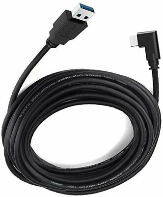 New 20ft Link Cable for Oculus Quest 2/3Type-C 3.2Angle to USB-A Charging Cord