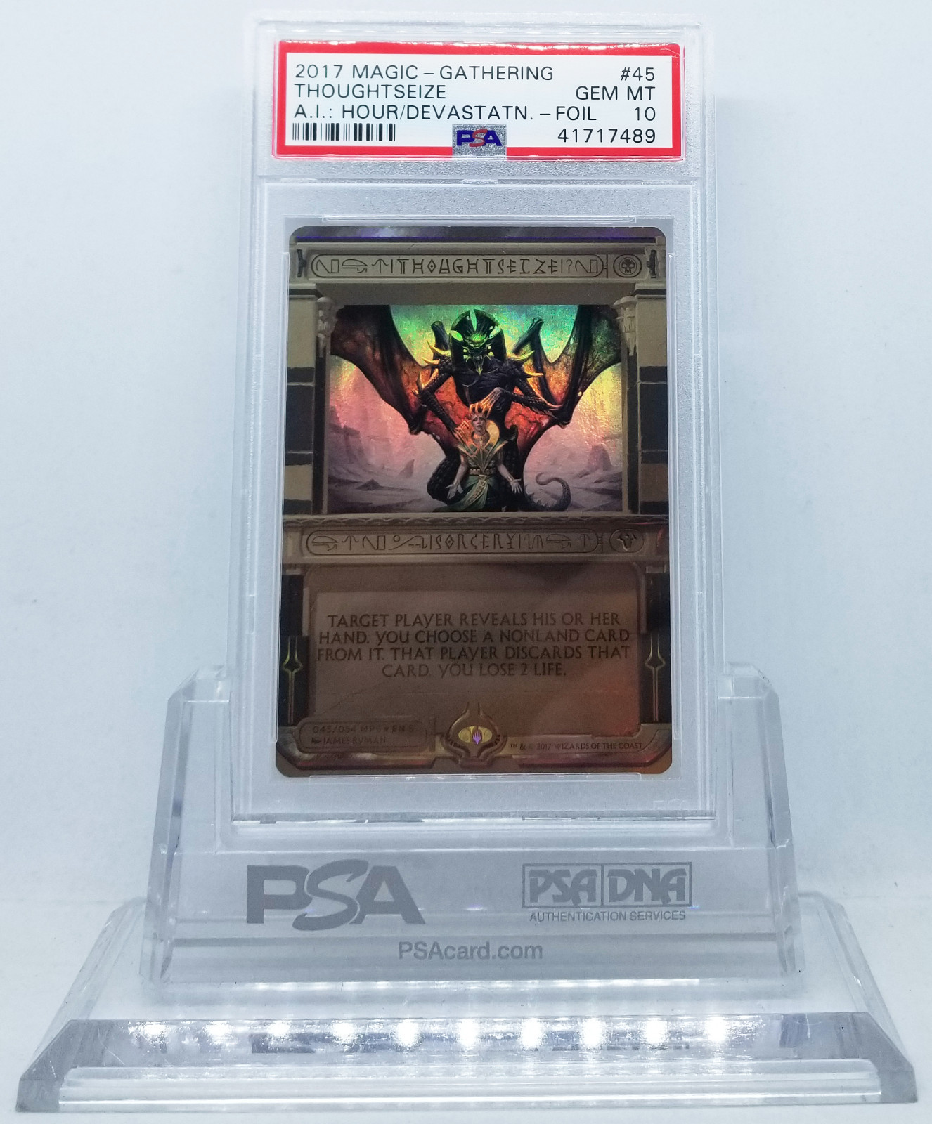 マジック：ザ・ギャザリング mtg daze foil Amonkhet Invocations PSA10 Daze Magic the Gathering Proxy