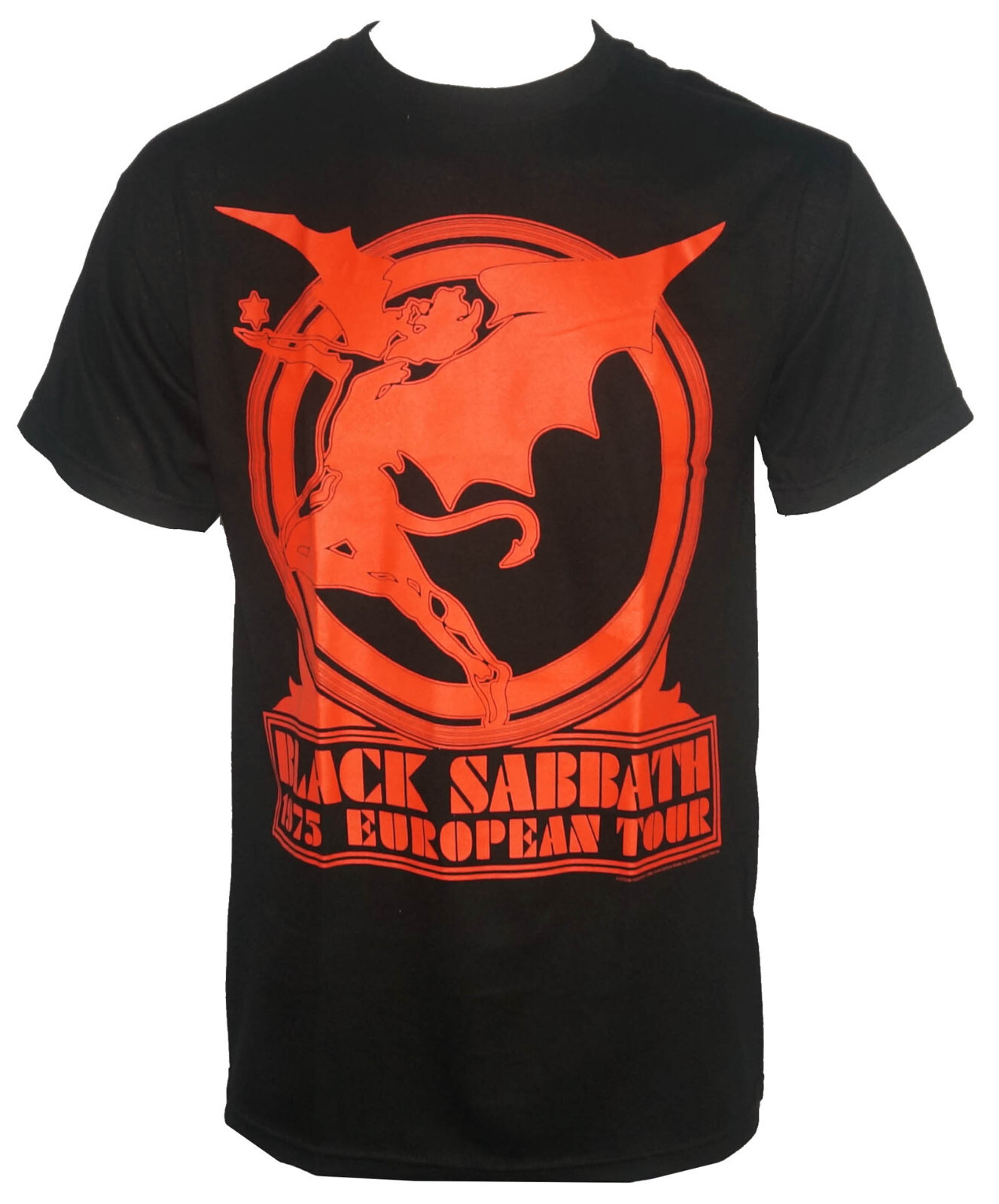BLACK SABBATH cd lgo 1975 EUROPEAN TOUR Official SHIRT XL