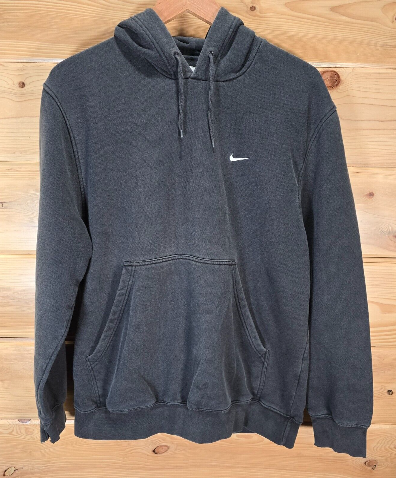 Vintage Y2k Nike Silver Tab Hoodie Men Size Medium Center
