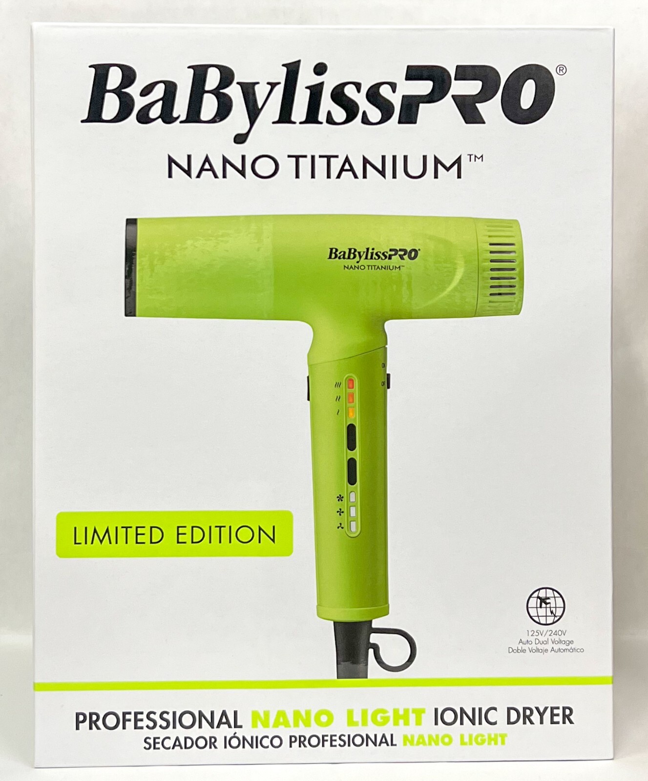 BaBylissPRO Nano Titanium Professional Nano Light Ionic Hair Dryer
