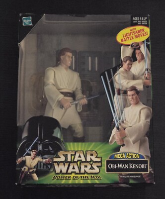 Star Wars Obi-Wan Kenobi Mega Action 2000 Power of the Jedi 6 Inch Action Figure