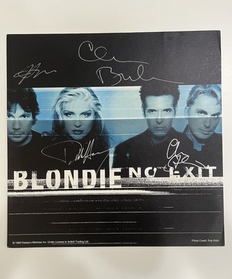 Blondie No Exit Autographed Lithograph Signed Debbie Harry Four Signatures