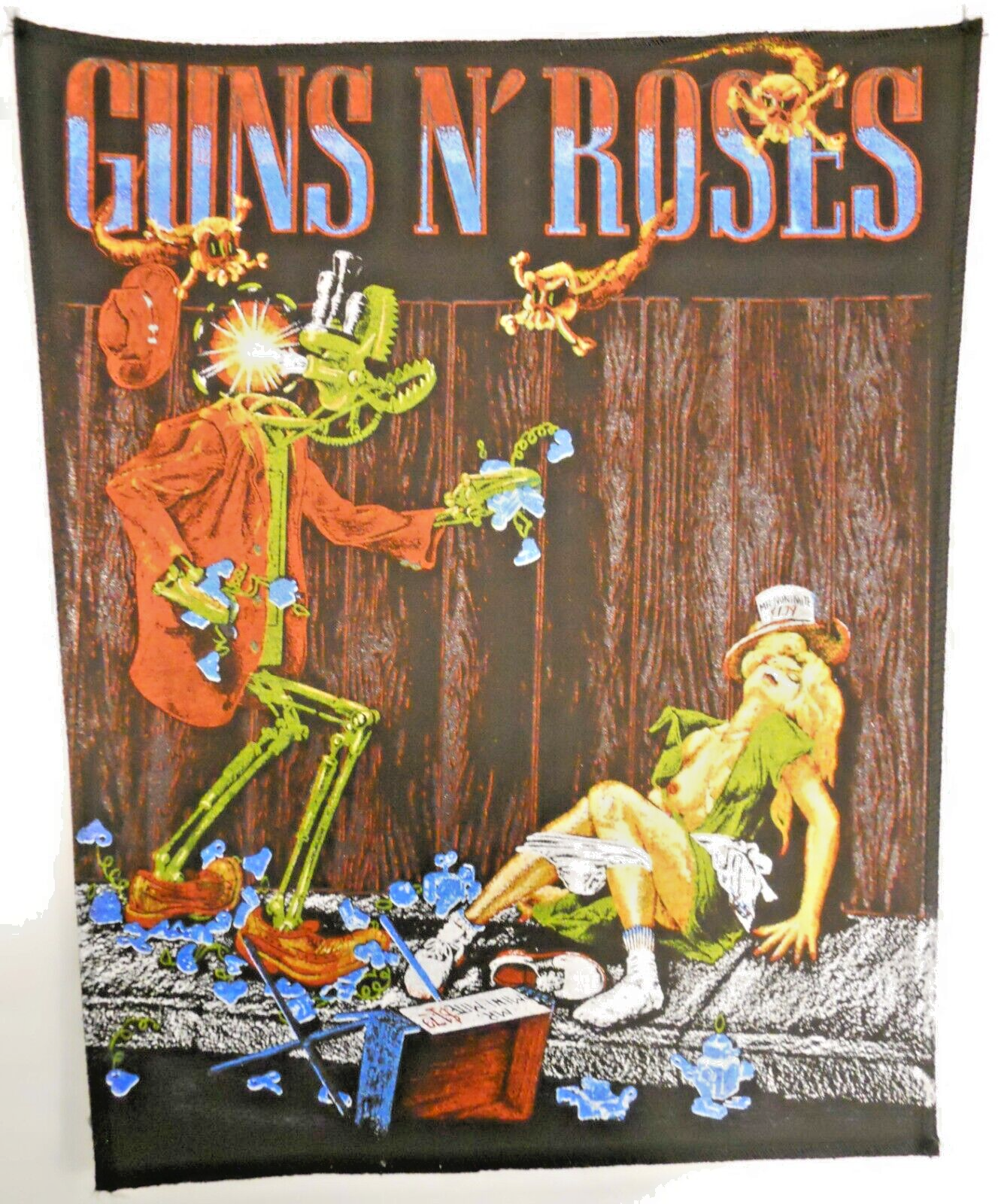 Guns N Roses Back Patch Banned Appetite For Destruction