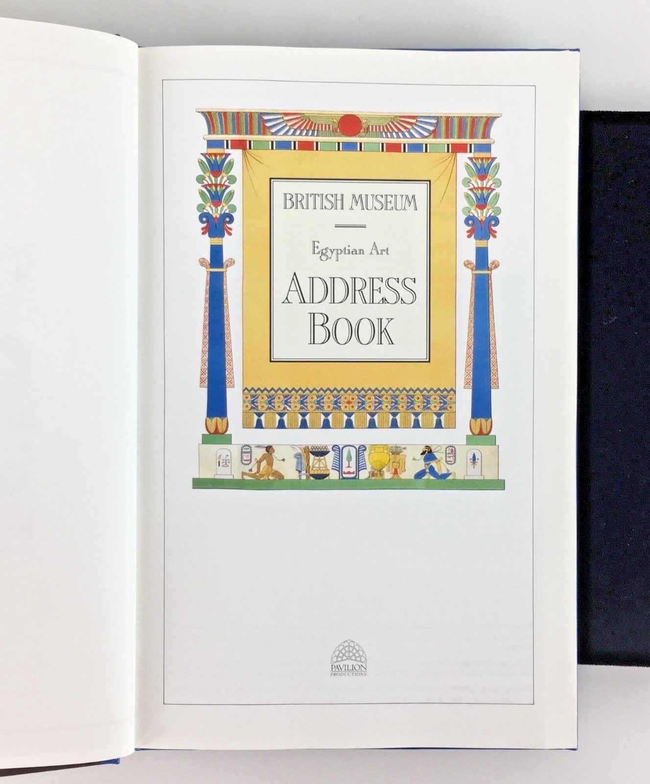 New British Museum Egyptian Address Book Art 1991 Putnam London England Vtg Gift