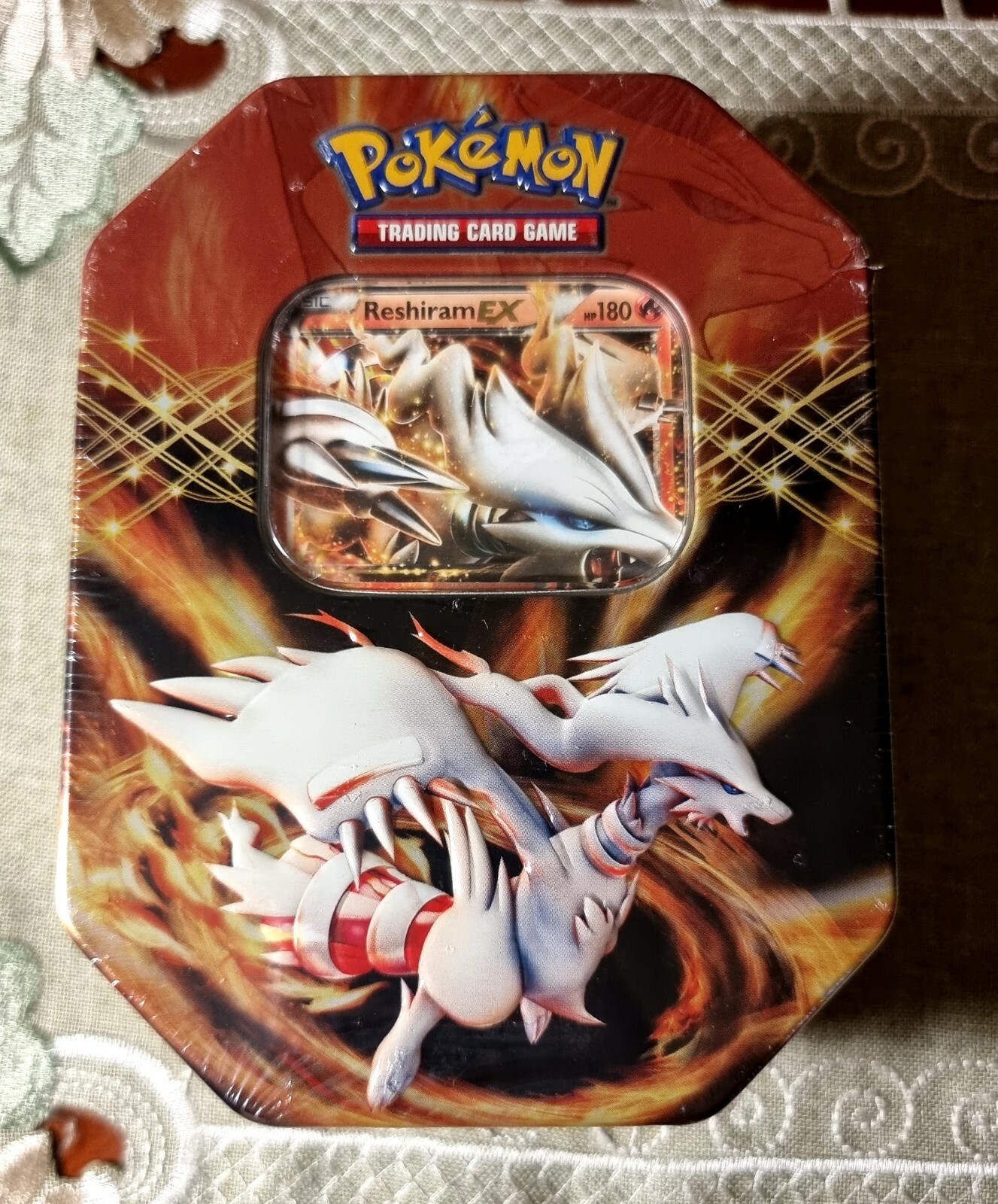 Pokemon Reshiram Spring EX Collector's Tin (2012) - Black