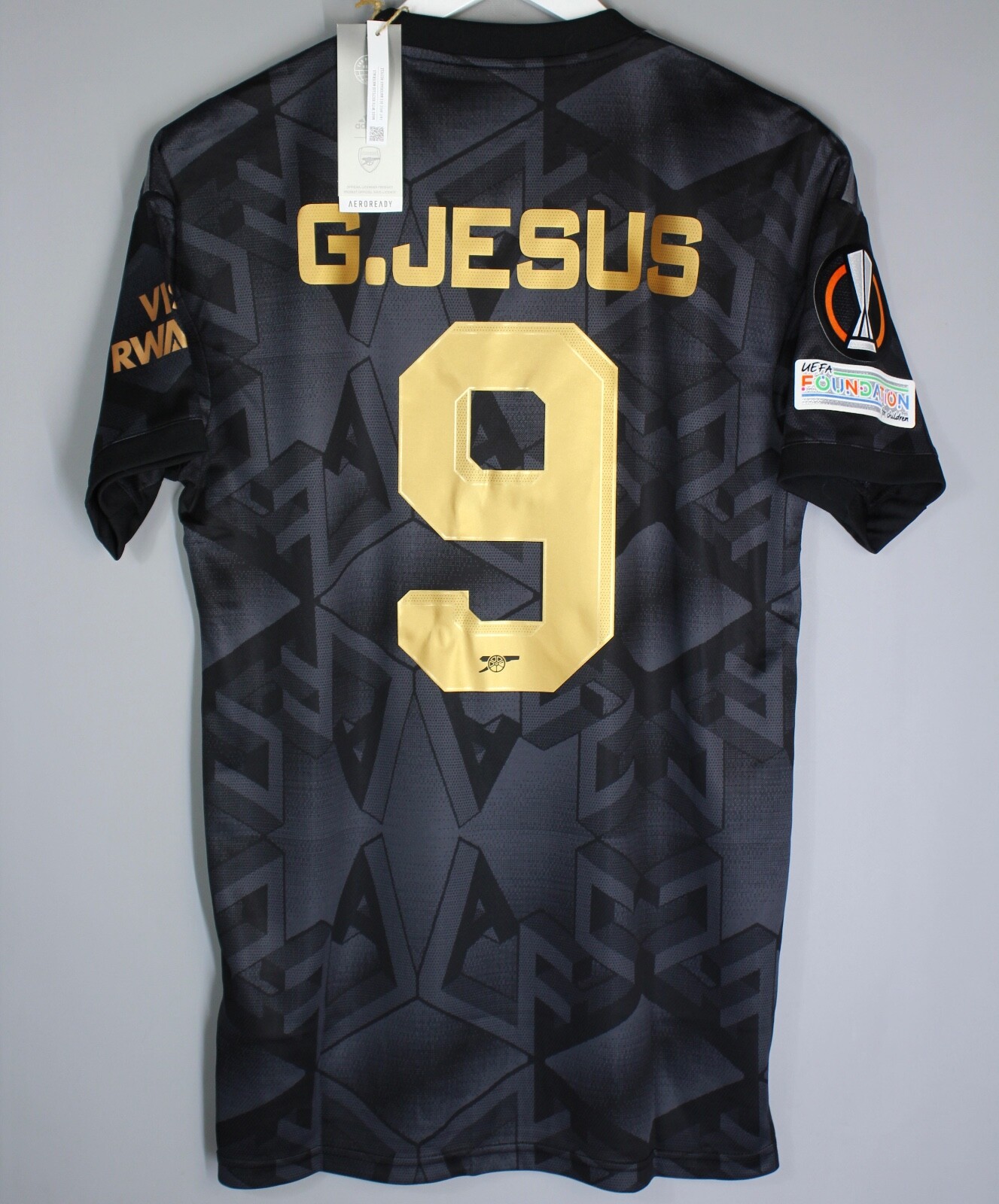 アーセナル G. JESUS 9番 シャツ 2023-24 Arsenal Home Shirt G.Jesus #9