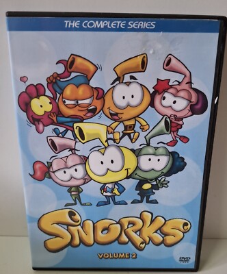 Snorks: The Complete Series Volume 2 Rare 5 X Discs 1984-1989 Colour Fullscreen