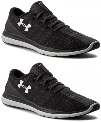Under Armour Trainers UA Slingflex Sneakers Unisex Black Lace Up Trainers