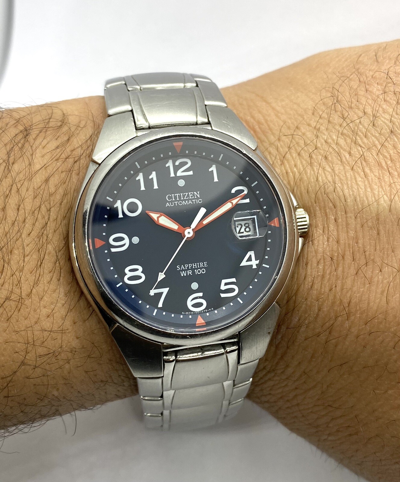 Citizen Automatic Sapphire Crystal WR100 8210 S006180 Dark Citizen Automatic Sapphire Crystal WR100 8210 S006180 Dark