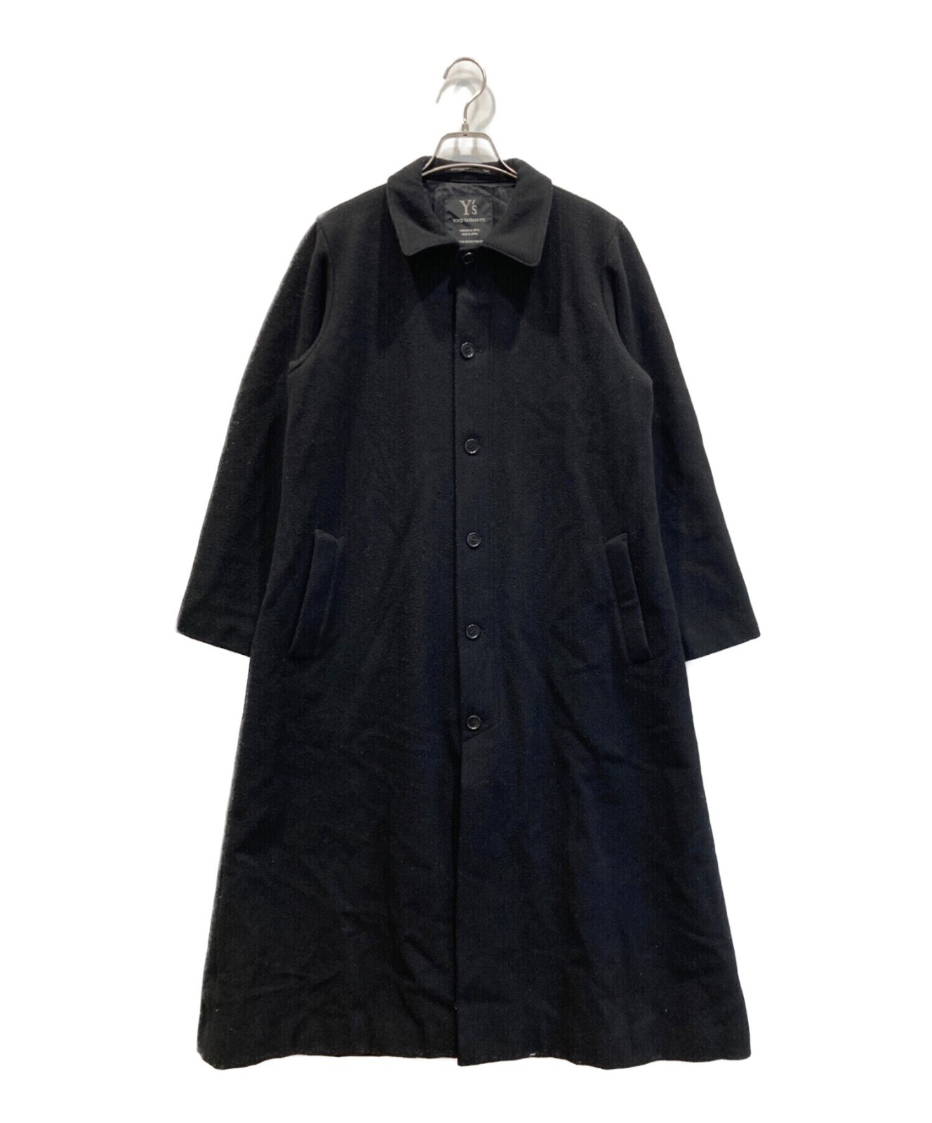 YOHJI YAMAMOTO Ladies soutien collar coat size 3 Black Solid