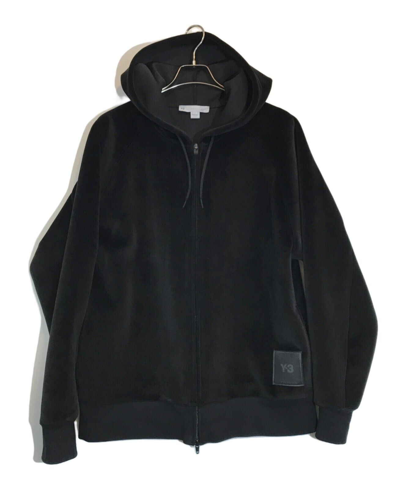 Y-3 × adidas × YOHJI YAMAMOTO SQUARE VELVET SPACER FULL-ZIP Y-3 × adidas × YOHJI YAMAMOTO SQUARE VELVET SPACER FULL-ZIP