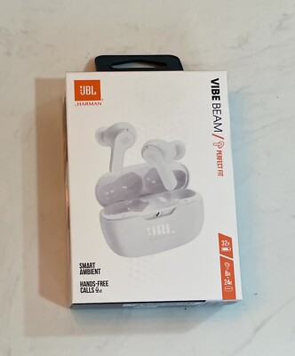 JBL Wave Beam In-Ear True Wireless Bluetooth Earbuds IP54 and IPX2 Waterproofing