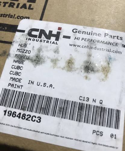 NEW! Case IH 196482C3 HUB  COMBINE 1660 1666 1670 1680 2166 2188 2344 2366 2388