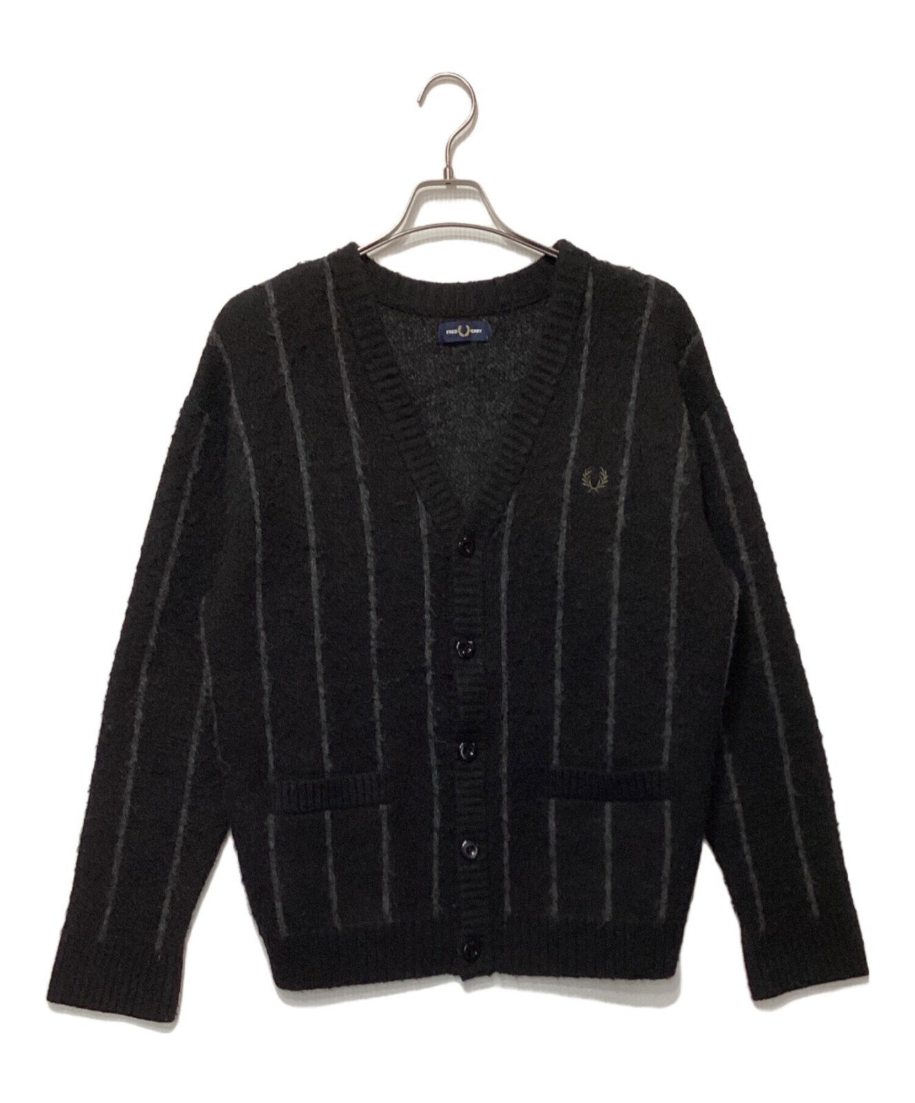 FRED PERRY × JOURNAL STANDARD chalk stripe cardigan Size: L