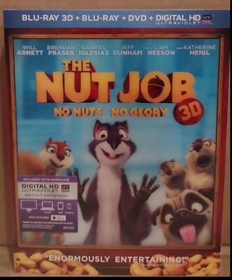 NEW - The Nut Job 3D Blu-ray 2014 [Universal Studios] Will Arnett