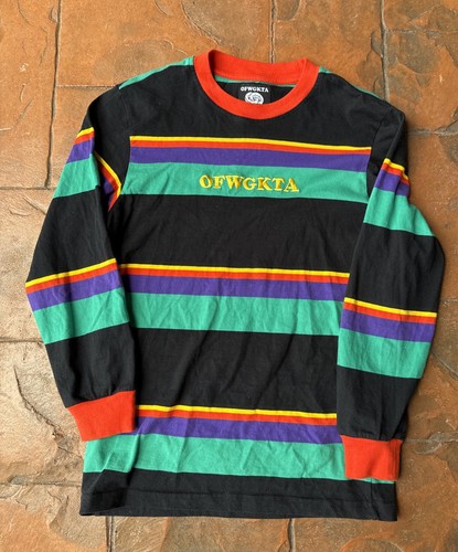 OFWGKTA Odd Future Wolf Gang Stripe Long Sleeve Shirt Small