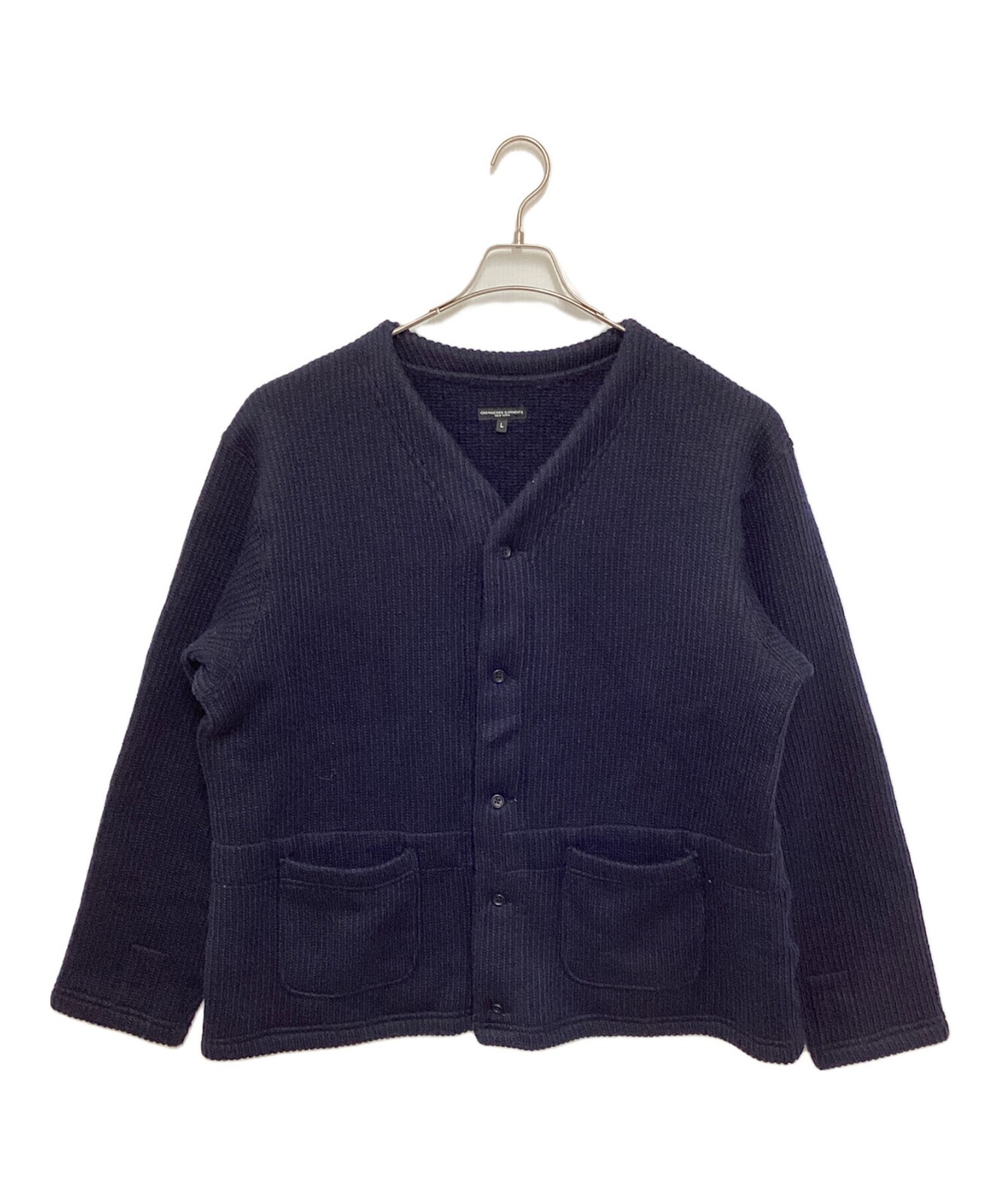 トップス ENGINEERED GARMENTS Knit Cardigan Engineered Garments Knit Cardigan, Grey – Glasswing