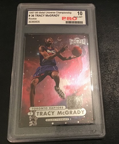 【PSA10】1997 l Universe Tracy McGrady 1997-98 Metal Universe - #42 Tracy McGrady (RC) | eBay