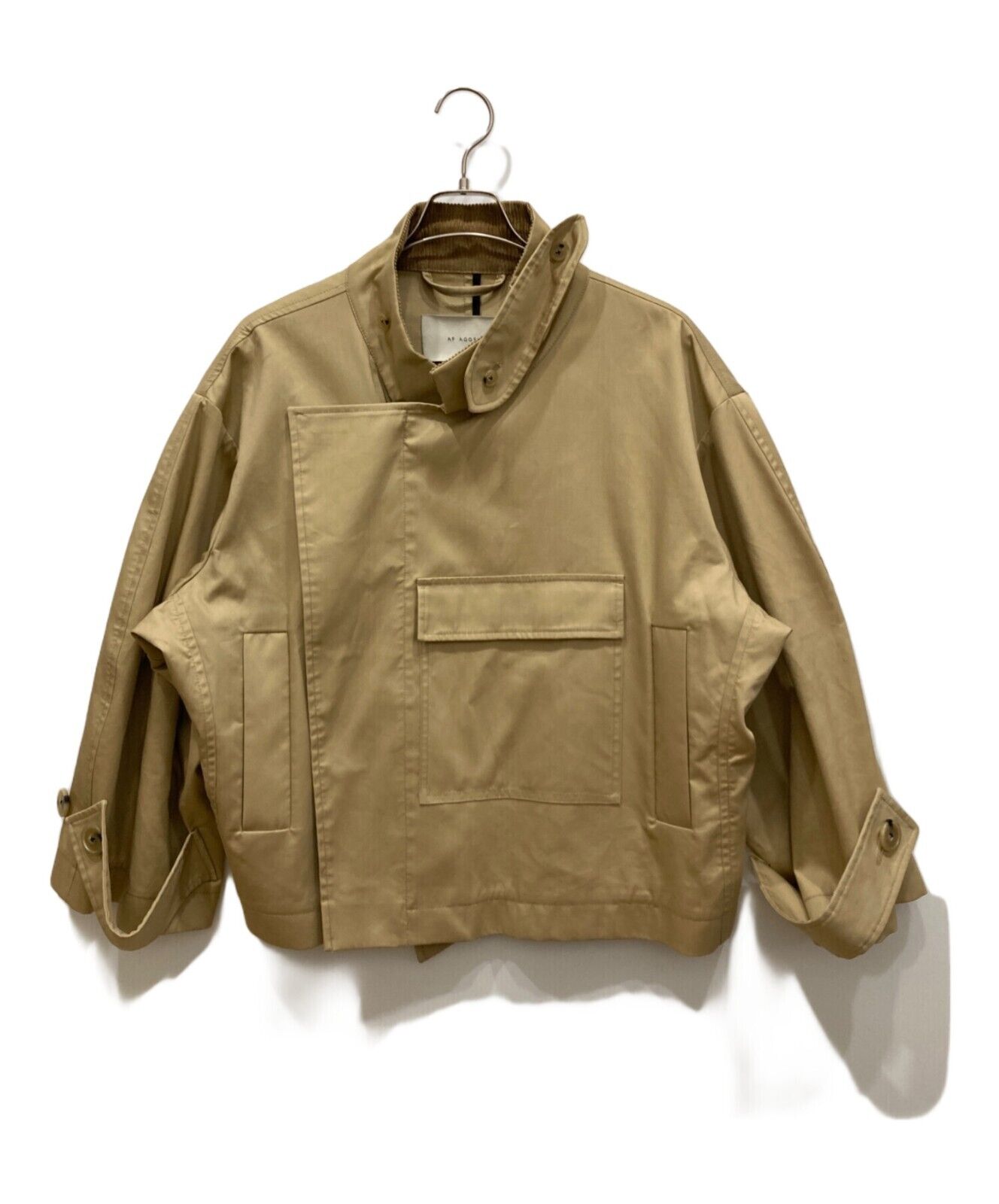 AF AGGER Women's Water Resistant Short Jacket Brown British AF AGGER Women's Water Resistant Short Jacket Brown British