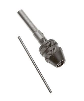 EXPO 12806 3 JAW PIN CHUCK FOR PILLAR DRILL & UNIMAT HOLDS 0.5 - 3.8mm HSS BITS