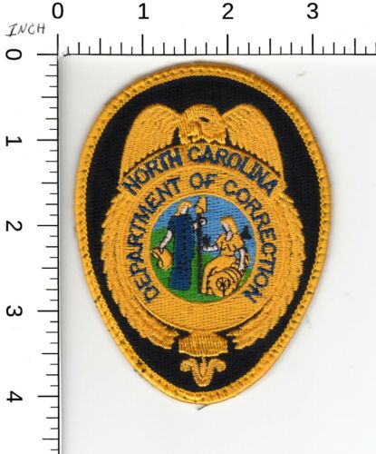 NORTH CAROLINA DEPARTMENT OF CORRECTIONS *DIFFERENT VERSION* POLICE PATCH DOC NC