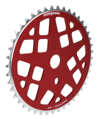 Mongoose  Motomag 44T X 1/8'' BMX Bicycle Chainwheel - RED