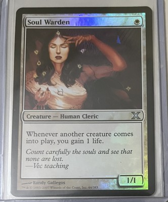 Soul Warden FOIL 10th Edition - MAGIC:The Gathering - MTG - NM/M