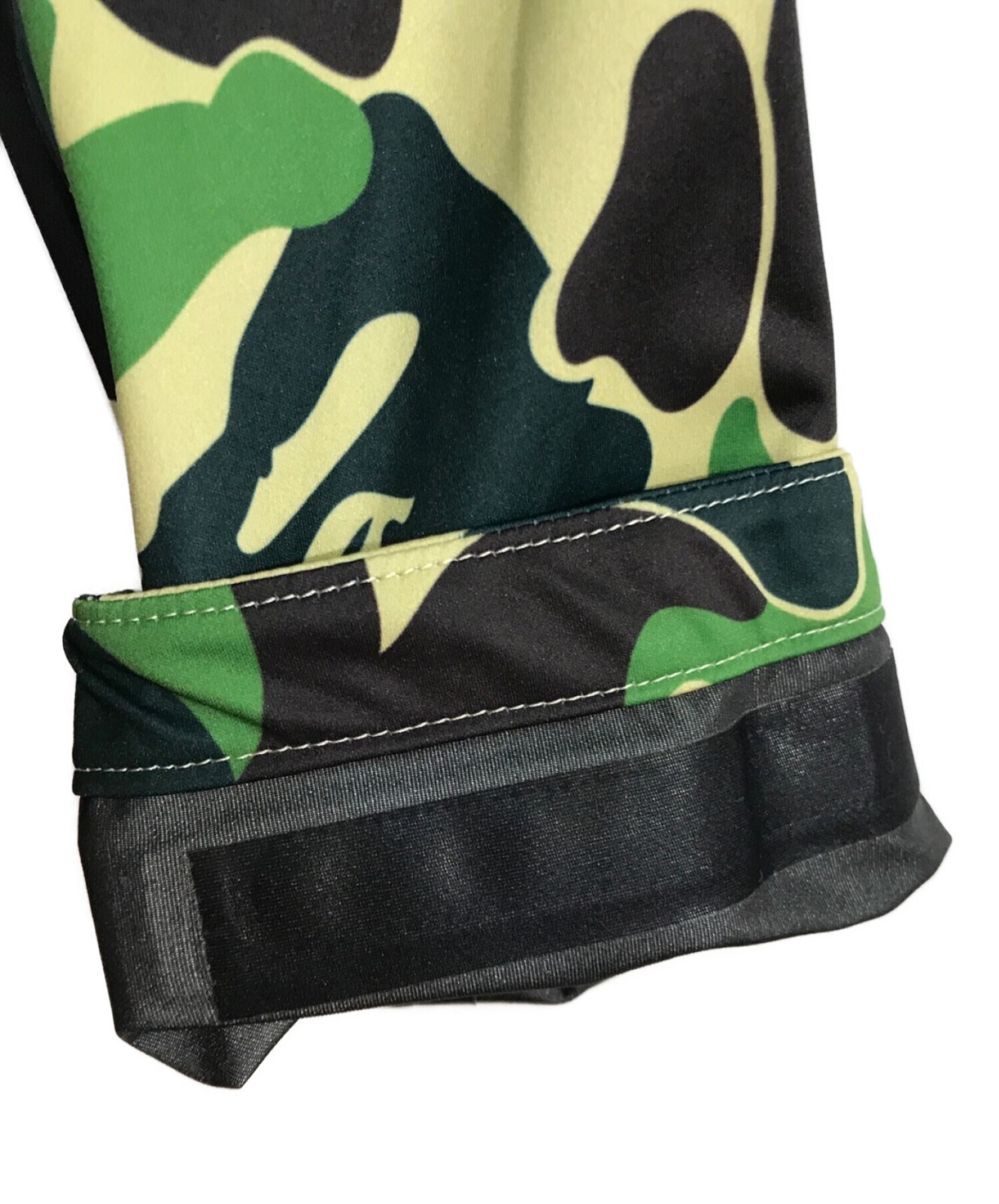 Pre-owned Adidas Originals Bape X Adidas Golf Camo Jacket Hooded Collared Wind Coat Performance Men Size In Black
