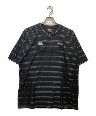 Supreme×UMBRO soccer jersey Lサイズ SUPREME × UMBRO Striped Soccer Jersey 