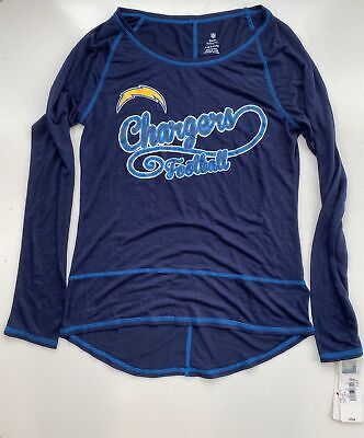 NFL Teens Apparel Girls Chargers Football Top Tee T-Shirt Size L 11-13 NWT
