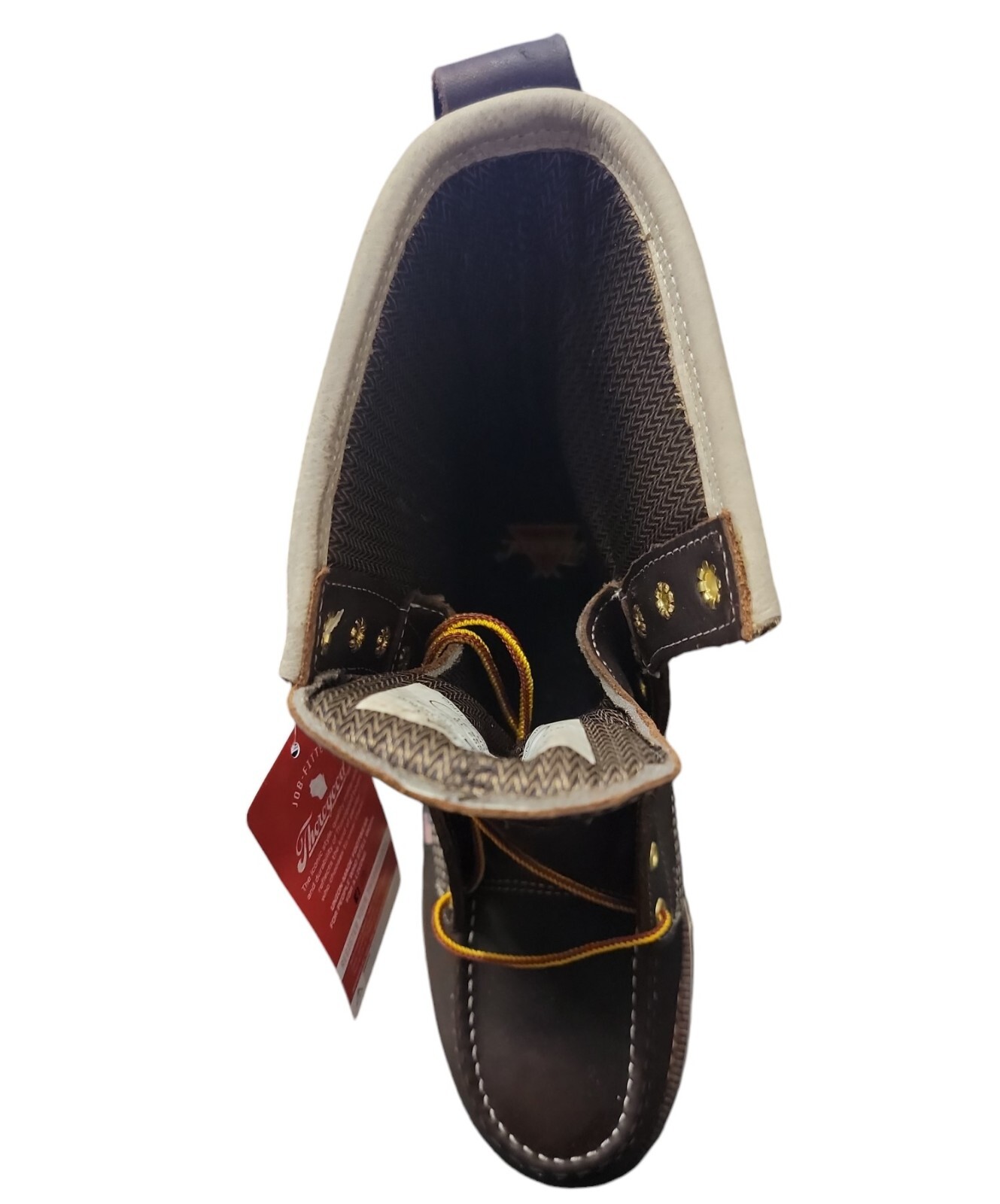 THOROGOOD THOROGOOD 8" SOFT TOE EH + SLIP + WATER RESISTANT BOOTS 814-3800 BRIAR/DK BROWN