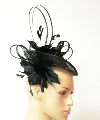 New High Quality Kentucky Derby sinamay fascinator-6606