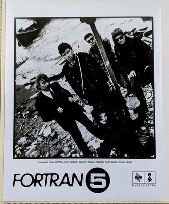 1993 Fortran 5 British Electronic Band Press Photo Lucy Bad Head Park Mute Vtg