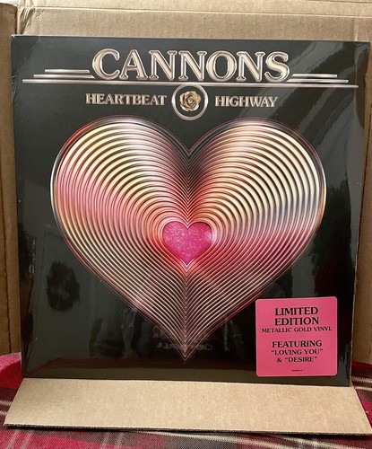 米LP Cannons Heartbeat Highway 19658866051 Columbia /00260 Cannons Band - Heartbeat Highway Gold Vinyl LP Limited