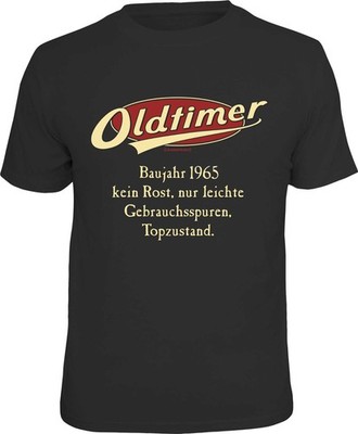 T-Shirt zum Geburtstag Oldtimer Baujahr Jahrgang 1956 - 1973 Geburtstagsgeschenk