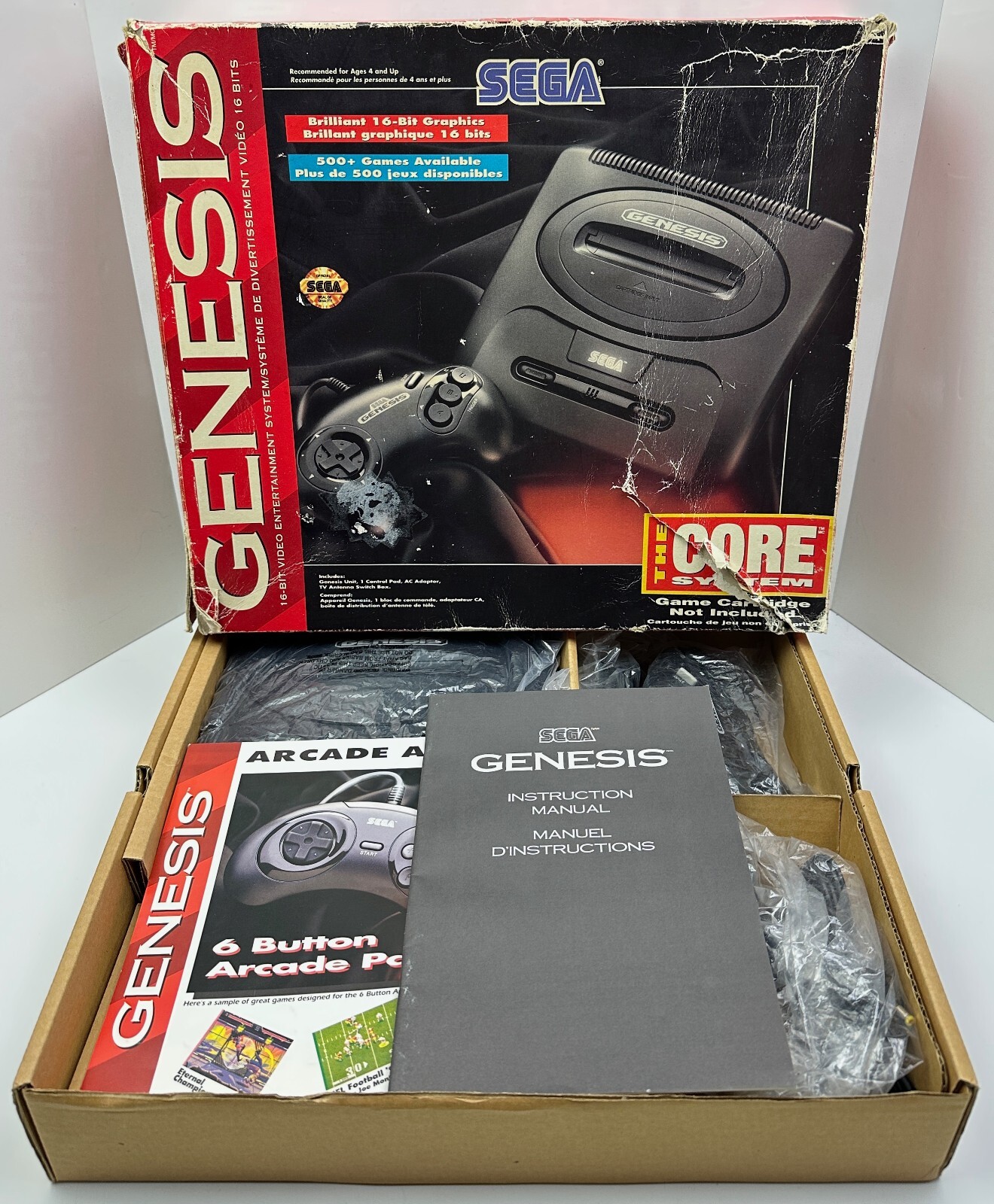 タカ　　SEGA GENESIS CORE SYSTEM Sega Genesis Model 2 Console The Core System CIB Complete Box | eBay