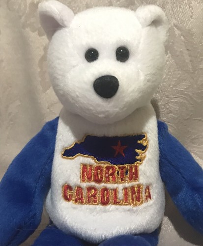 Limited Treasures State Quarters Coin Teddy Bear North Carolina #12