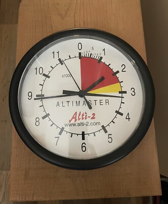 Skydiver's Wall Clock Altimeter Altimaster Alti-2