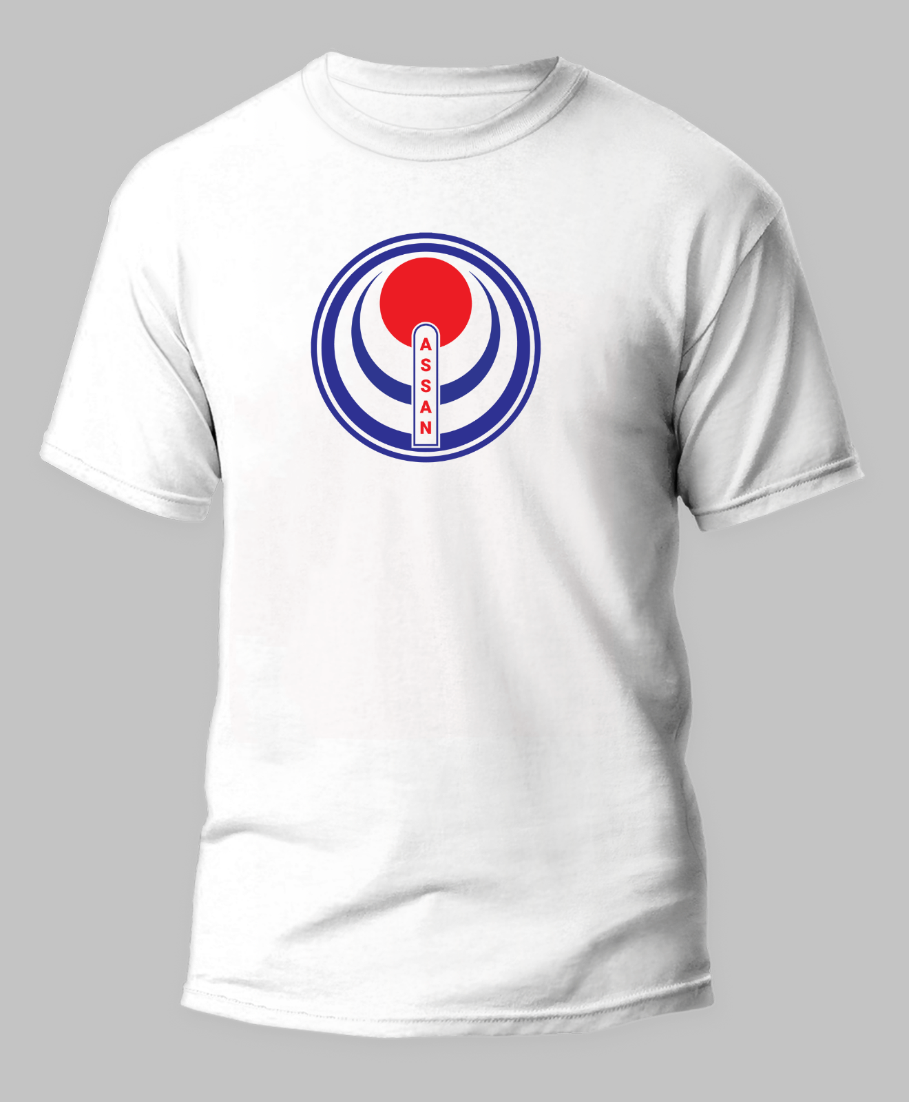 Assan Motors Gung Ho Vintage 80's White 50/50 T-Shirt