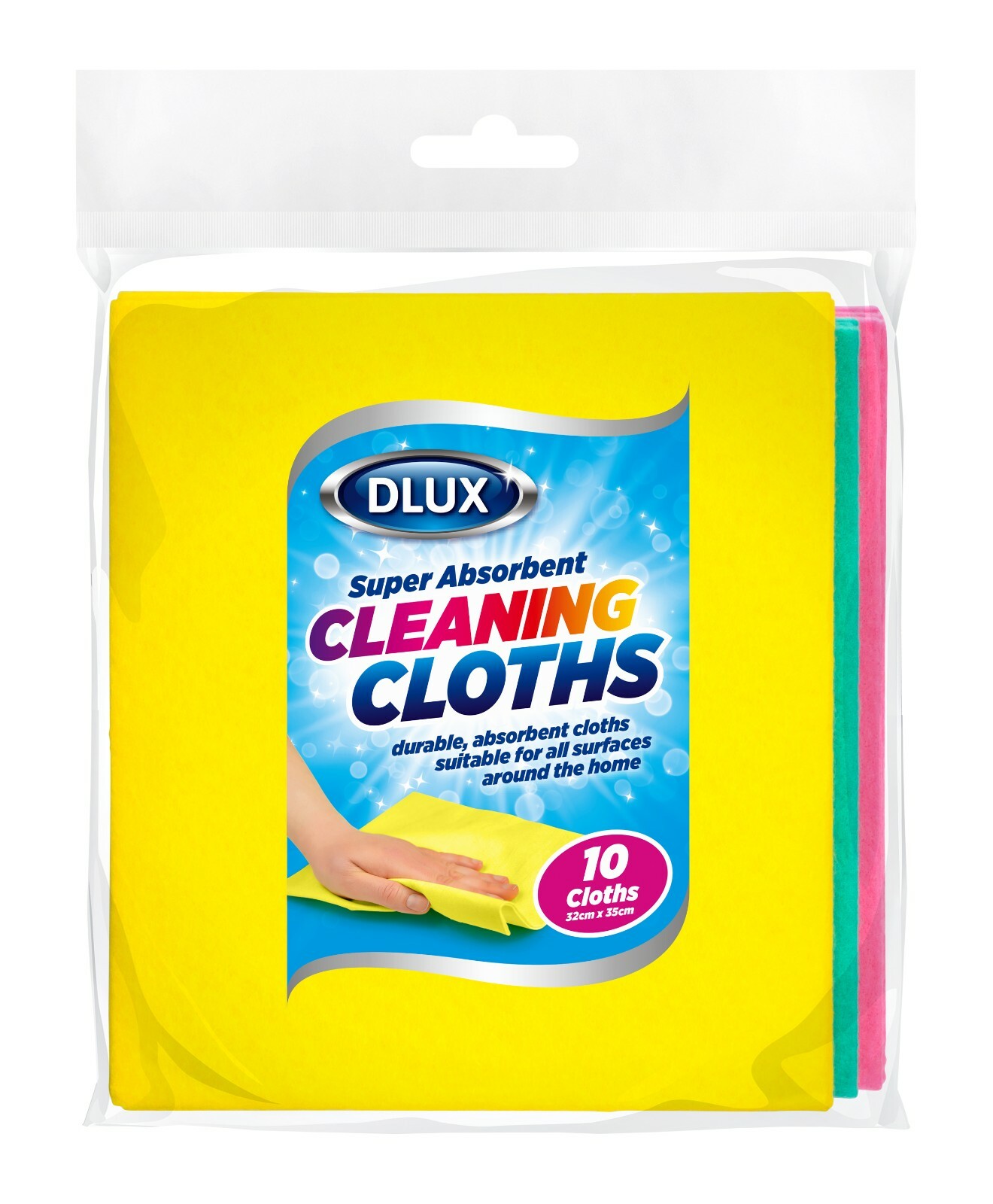 20 Large Super Absorbent Cleaning Cloths Heavy Duty Multipurpose Wipes 32x35 cm eBay