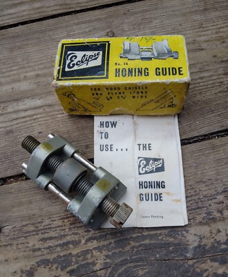 Eclipse No. 36 Honing Guide (England) Boxed & Instructions Planes & Chisels