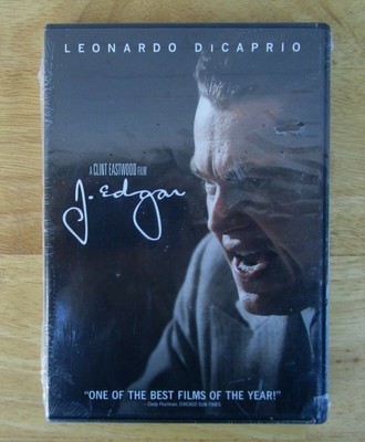 NEW DVD: J EDGAR, Leonardo DiCaprio Naomi Watts, Bio Pic, Bonus Features Rated R