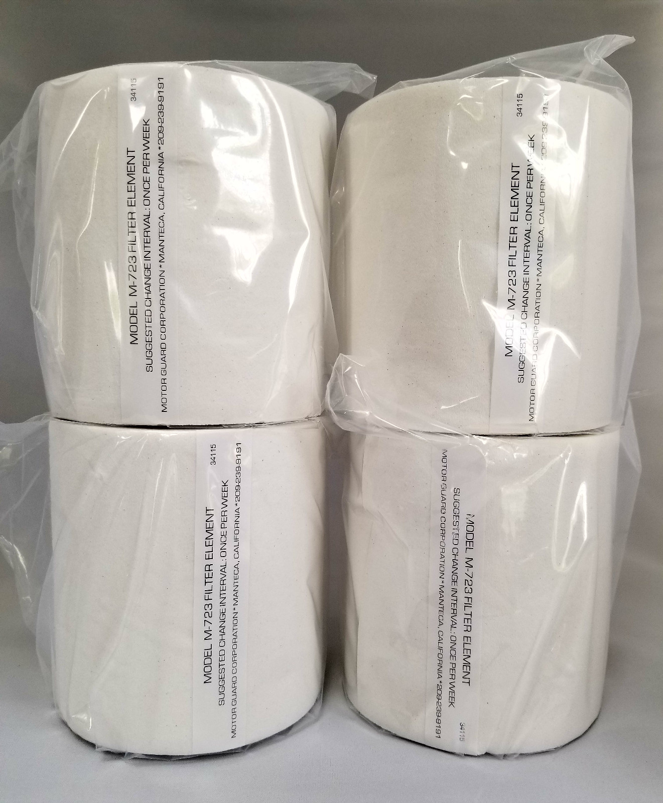 **4pack** Motor Guard Plasma Air Filter Replacement Element M723 (m