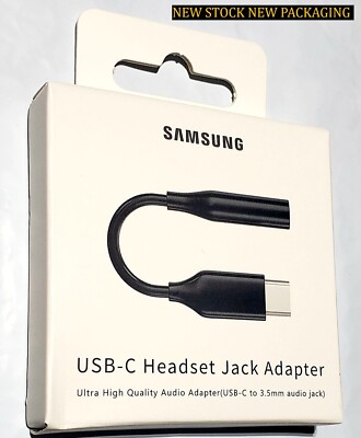 Oem Samsung USB-C Type C Adapter Port to 3.5MM Aux Audio Adapter Cable