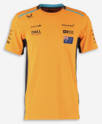 Castore Orange Mclaren F1 Formule 1 Réplique T Shirt Piastri Australie XL