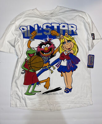 Muppets UNK T Shirt 2011 L.A NBA All Star Game Shirt Mens Size M - RARE - READ