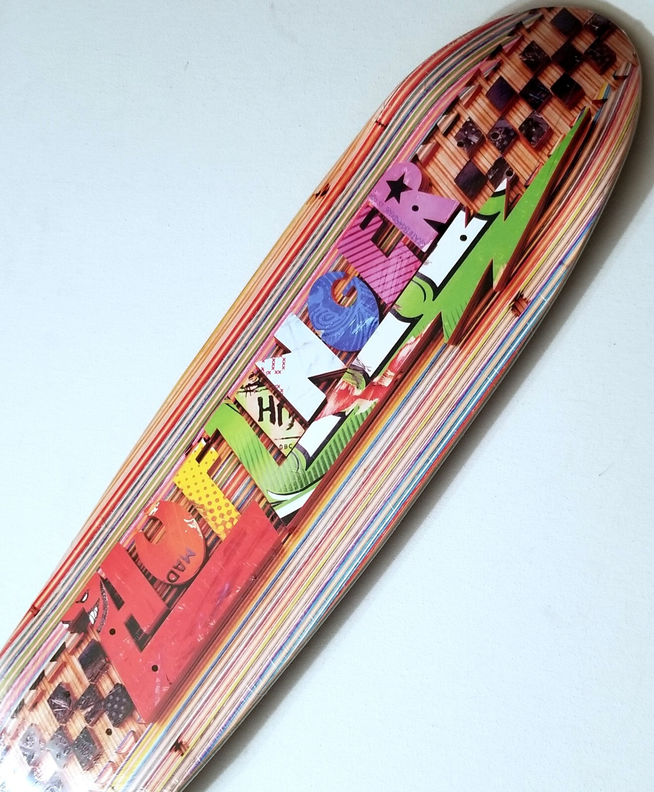 HARDIES HARDWARE限定 スケートボード　 デッキ HUF×KROOKED×HAROSHI スケートボードデッキ