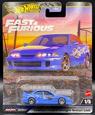 Acura Integra GSR Custom - 2023 HOT WHEELS PREMIUM - FAST & FURIOUS BLUE