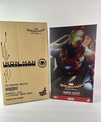 Hot Toys 1/6 MMS427 D19 Homecoming Iron Man Mark XLVII Collectible New USA